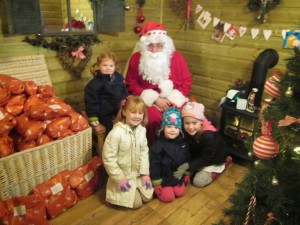 Santa's Grotto at the Christmas Adventure