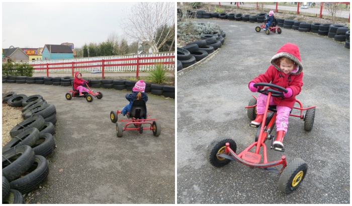 Mini go karts at Twinlakes Park