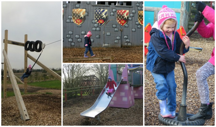 The playgrounds at Twinlakes Park