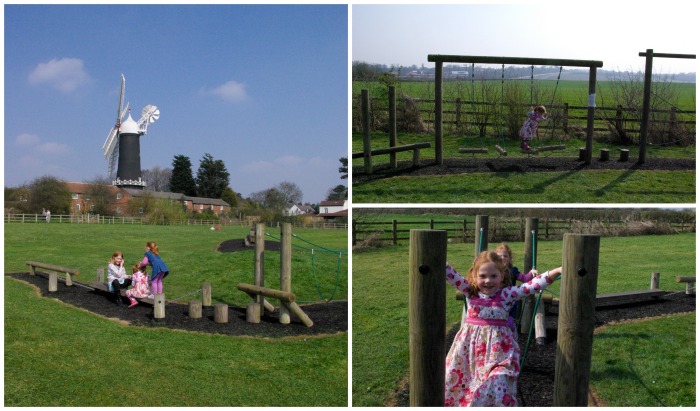 The play area at Skidby Mill