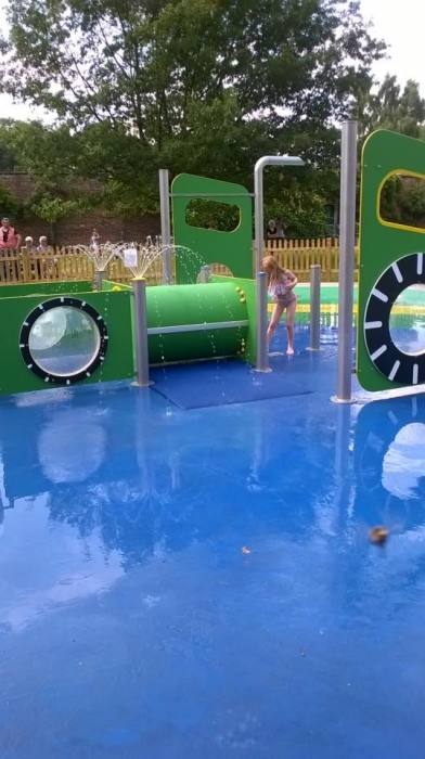 Splash play area at Normanby Hall