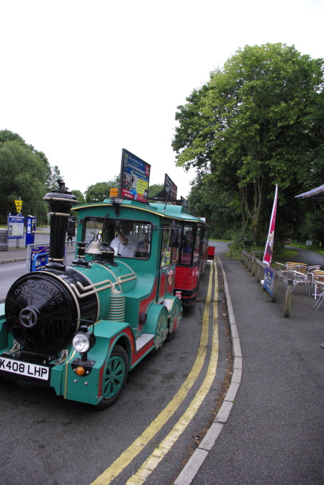 The land train in Bowness-on-Windermere
