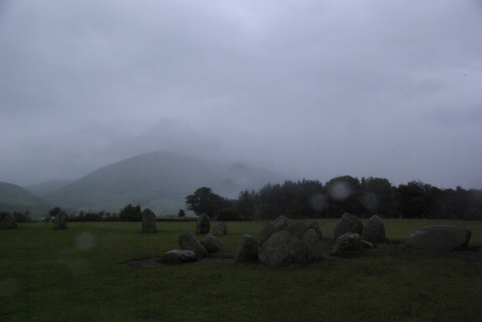 Castlerigg Stone Circle in the rain