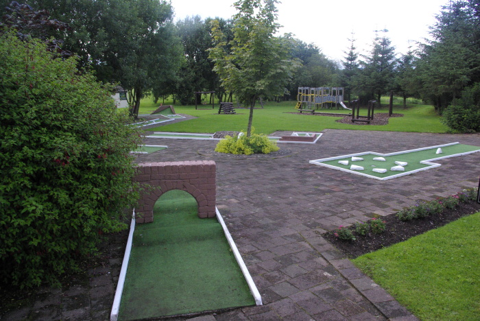 Crazy golf at Whitbarrow Village