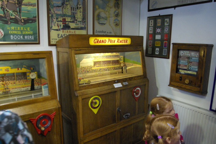 The arcade machines at Lakeland Motor Museum