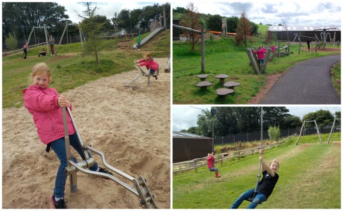 The playground at South Lakes Safari Zoo