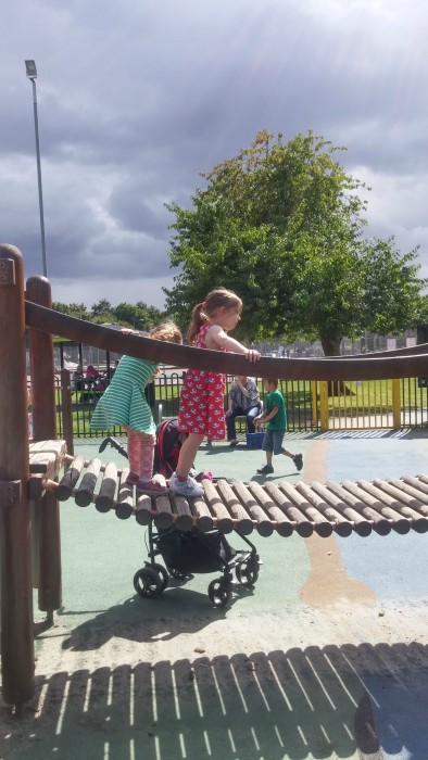 Adventure playground at Tamworth Castle