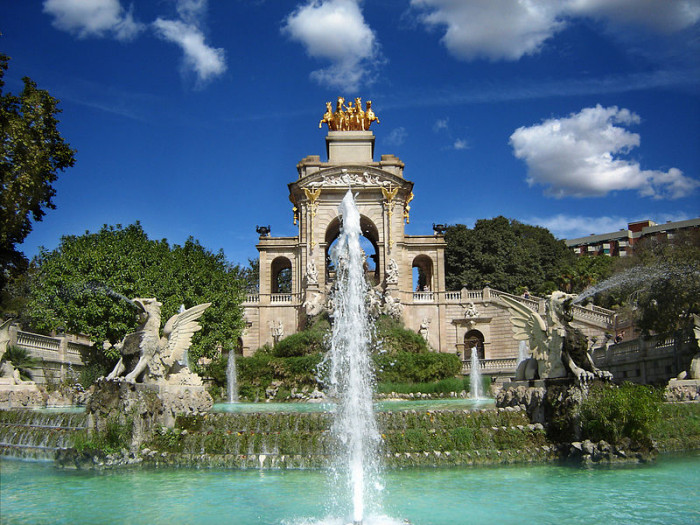 Cascada del Parque de la Ciudadela Barcelona