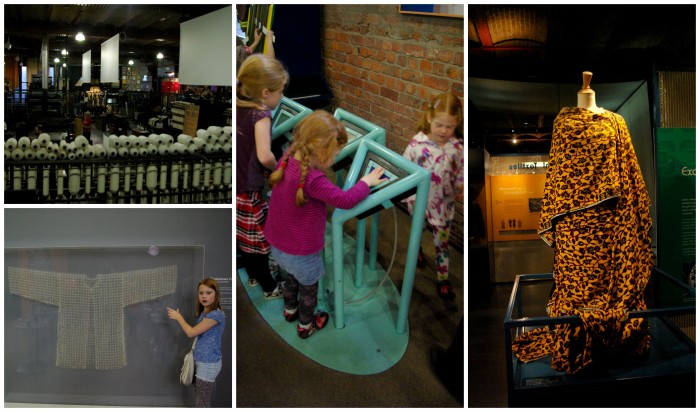 The textiles gallery at the Museum of Science and Industry in Manchester