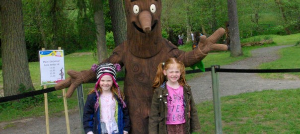 Meeting Stick Man at Dalby Forest