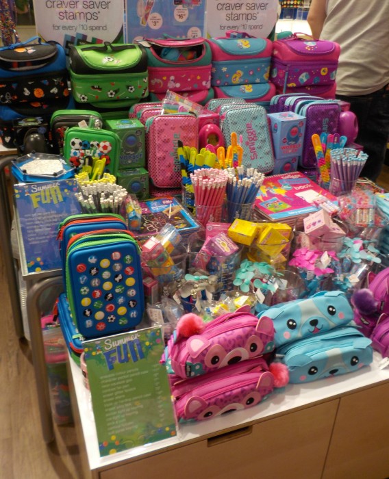 Summer range at Smiggle