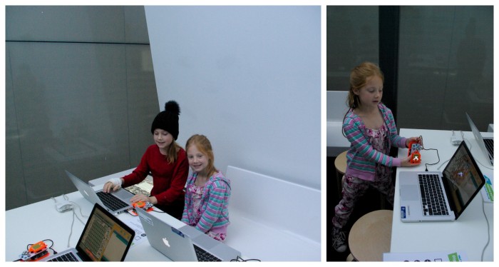 A coding workshop at the National Media Museum