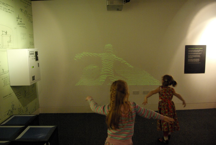 Playing with Microsoft Kinect at the National Media Museum