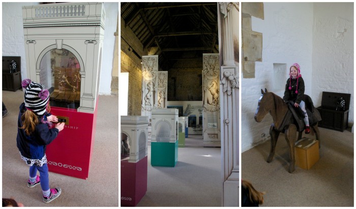 The exhibition hall at Bolsover Castle