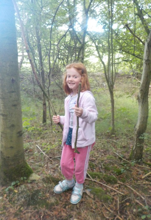 Doing a nature scavenger hunt at Tophill Low