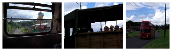 Riding the transport at Black Country Living Museum