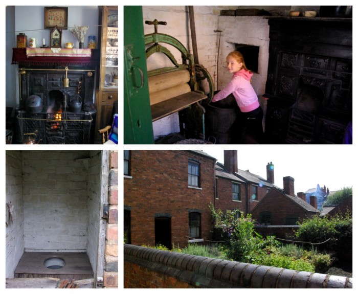 The houses at Black Country Living Museum