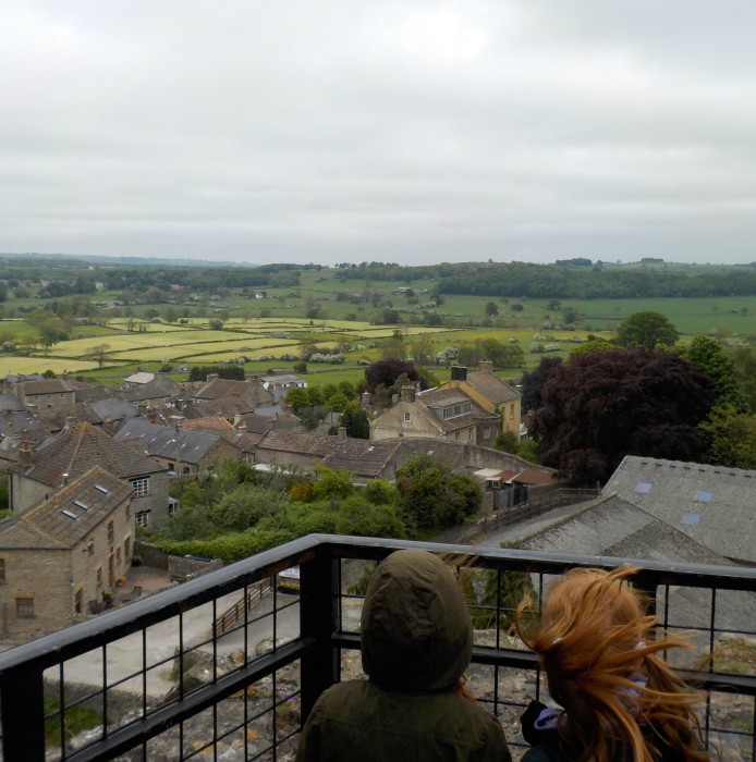 From the top of Middleham Castle