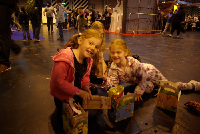 Floor picnic at Brick Live Birmingham