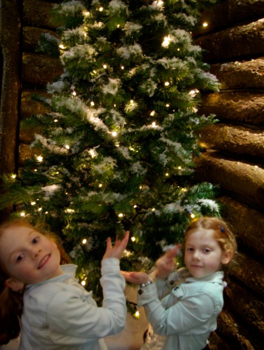 Queuing for Santa at Princes Quay