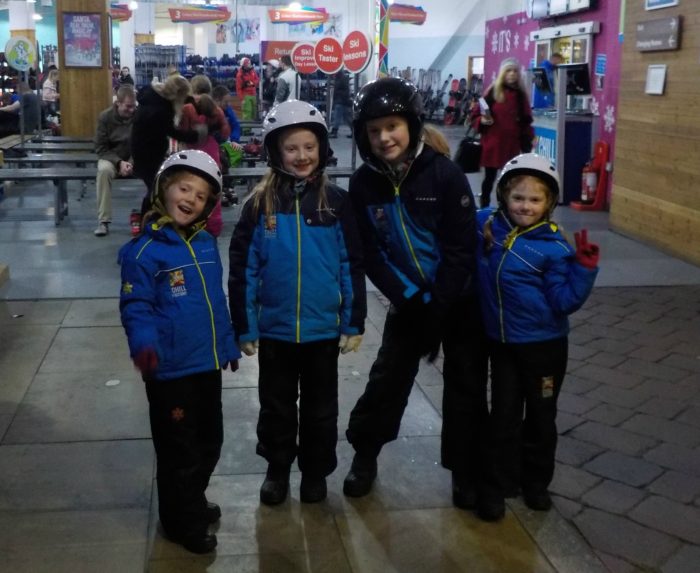 The snow clothing at Chill Factore