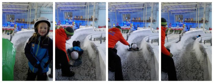 Snow Luge at Chill Factore