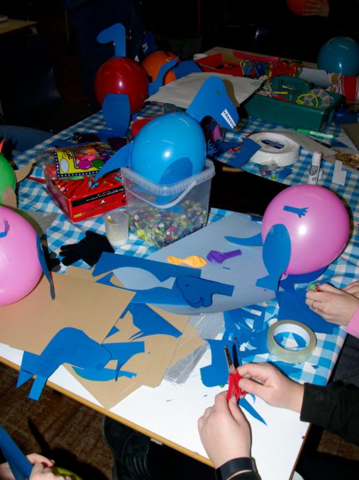 Balloon dinosaurs at Dynamix