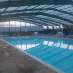 The pool at Andrewshayes Holiday Park