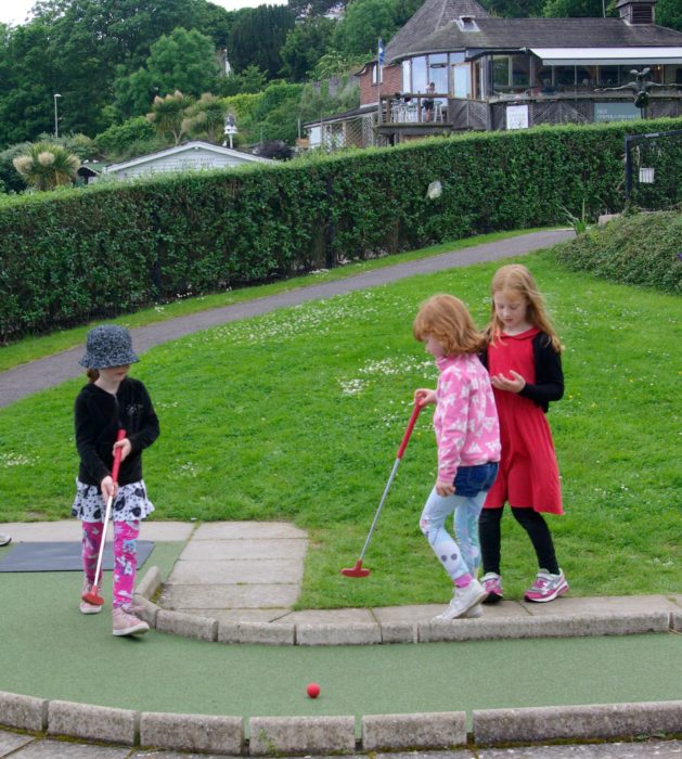 Lyme Regis crazy golf