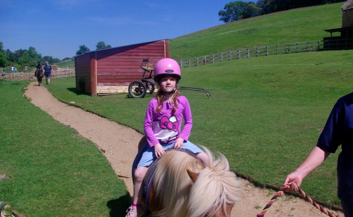 Pony rides at Abbotsbury Childrens Farm