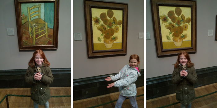 Van Gogh and Oleg at The National Gallery London