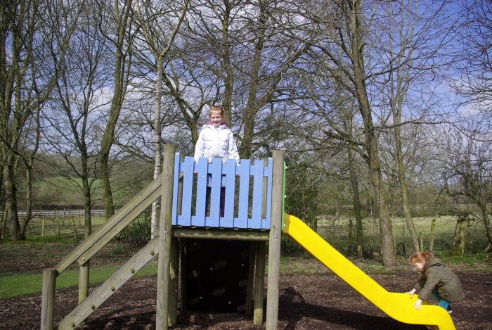 The slide at Sandybrook Country Park