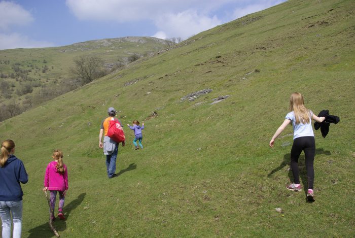 Dovedale on the way to the stepping stones