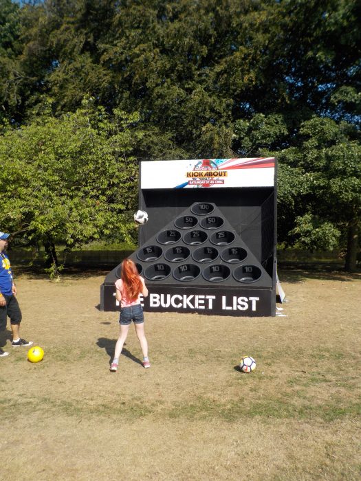 Trying out The Bucket List at CBBC Summer Social 2018