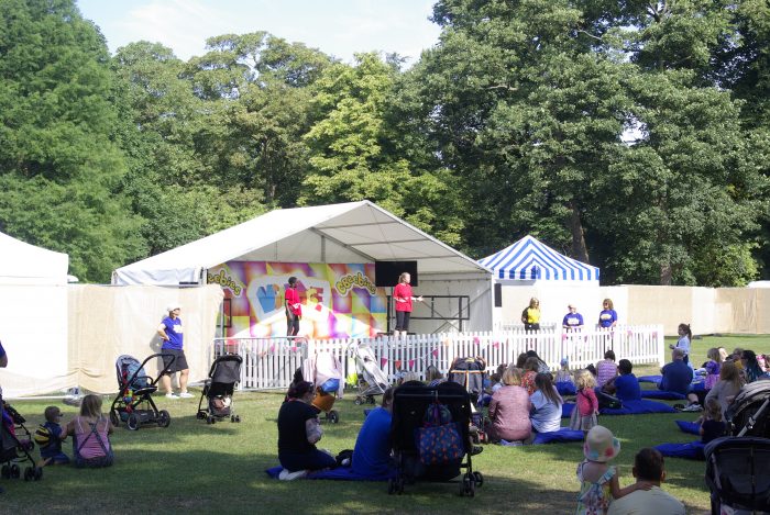 The CBeebies stage at CBBC Summer Social 2018