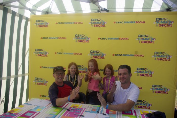 Meeting the Art Ninja crew at CBBC Summer Social 2018