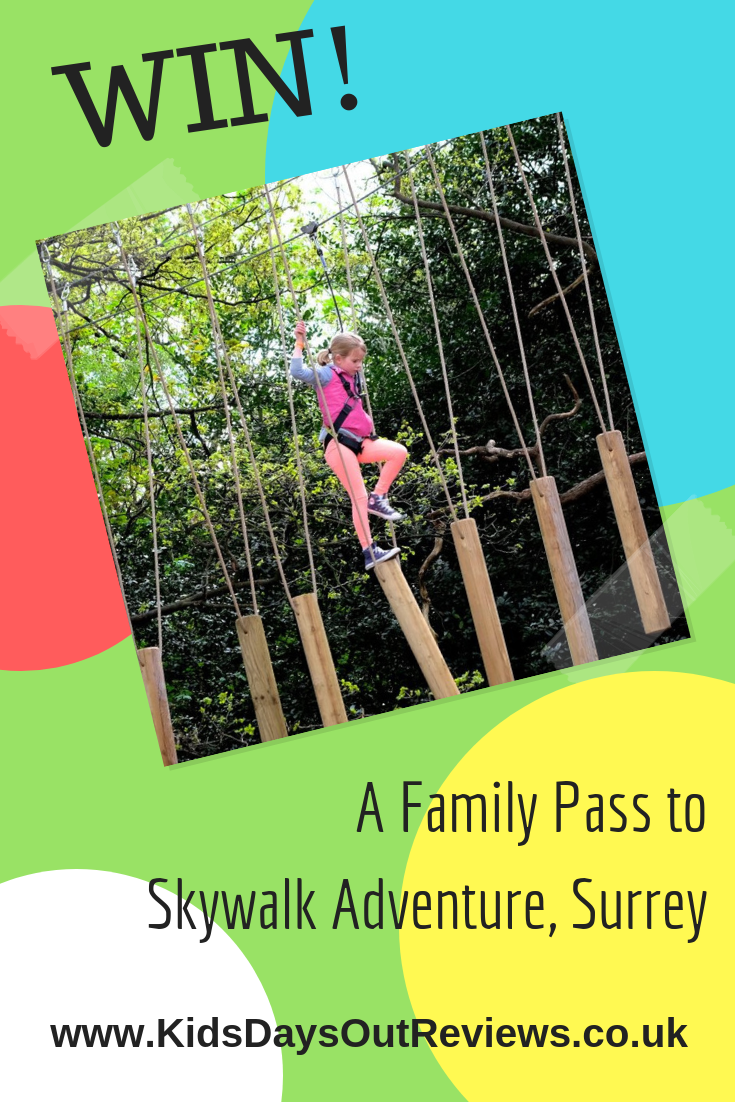 Win a family pass to Skywalk Adventure Surrey