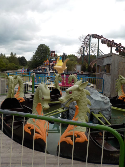 Kiddie rides at Lightwater Valley, North Yorkshire